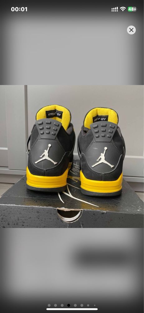 Nike Air Jordan 4 “Yellow Thunder”