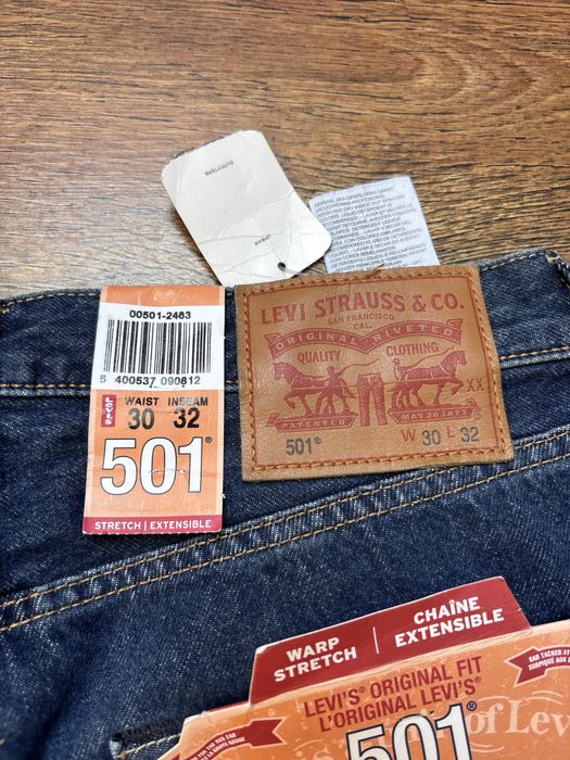 нови LEVIS дънки, 501, W30; L32