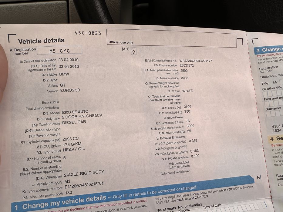 Dezmembrez bmw 530 d GT 3.0 245 cp N57 euro 5