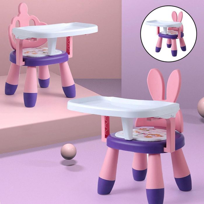 Детский стульчик для кормления с пищалкой