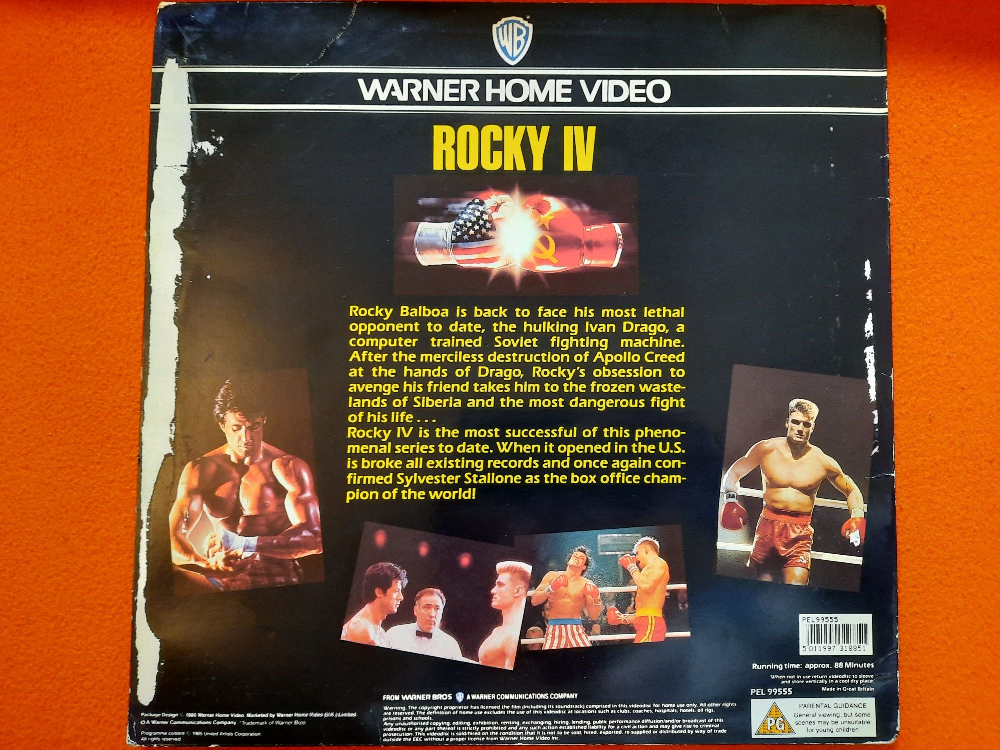 LaserDisc Rocky 4