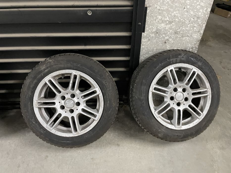 Зимни гуми с джанти 5x100 15 за vw audi skoda