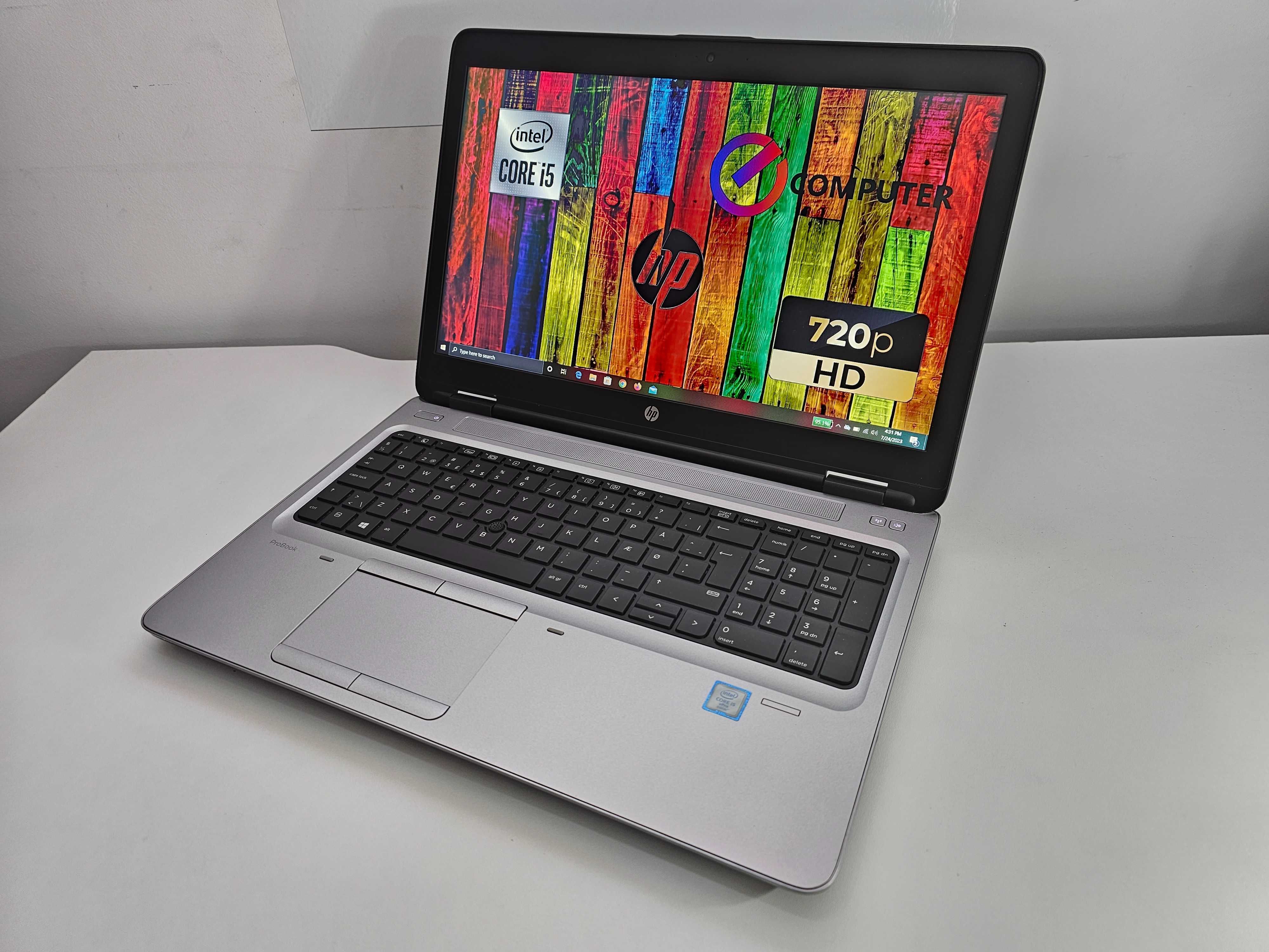 Laptop CA NOU HP Elitebook i5 15.6 FullHD ssd . Garantie 12 luni