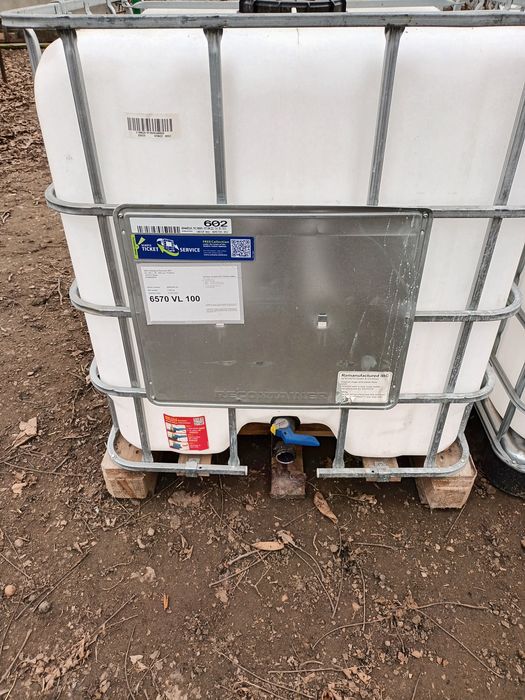 Bazin IBC 1000 litri /Cub/Butoi -plastic alimentar