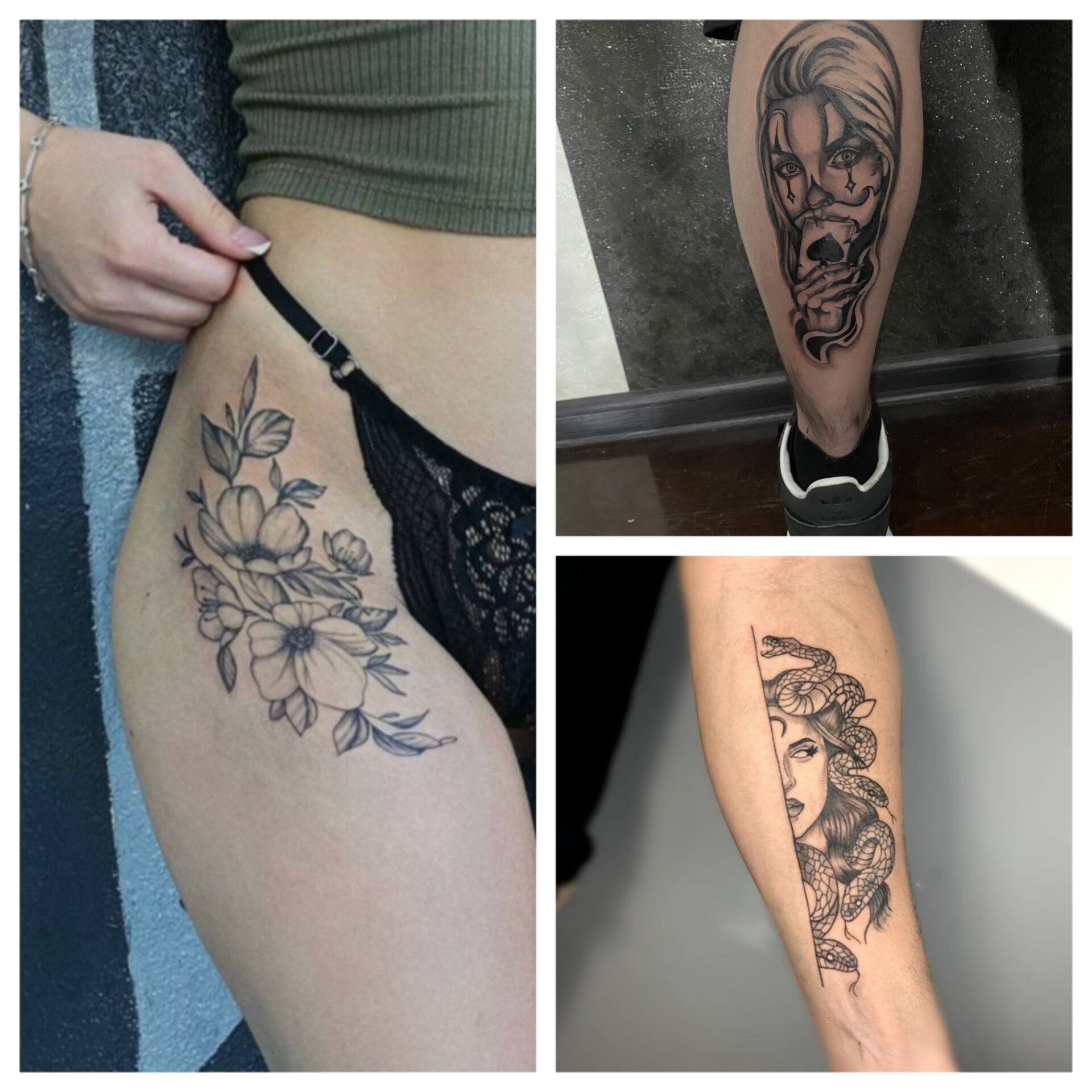 Проффесиональное нанесение татуировки