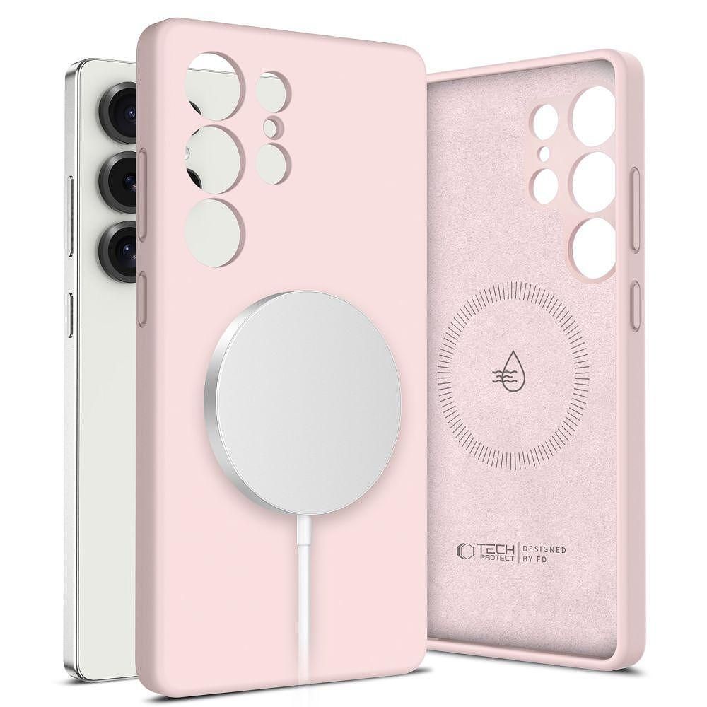 Кейс tech protect liquid silicone magsafe за samsung galaxy s25 ultra