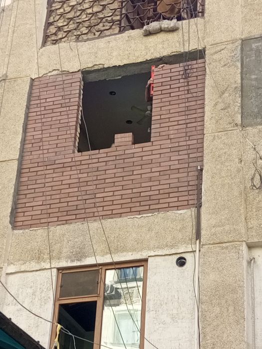 Балконга аблисовка ғишт кирпич терамиз шлака газа блок  кладка балкона