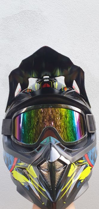 Casca motocros enduro atv dawnhill trotineta bicicleta