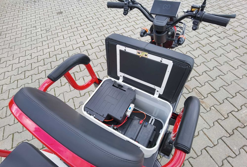 Breckner TRAVEL triciclu electrica nou fara permis cu carte Agramix