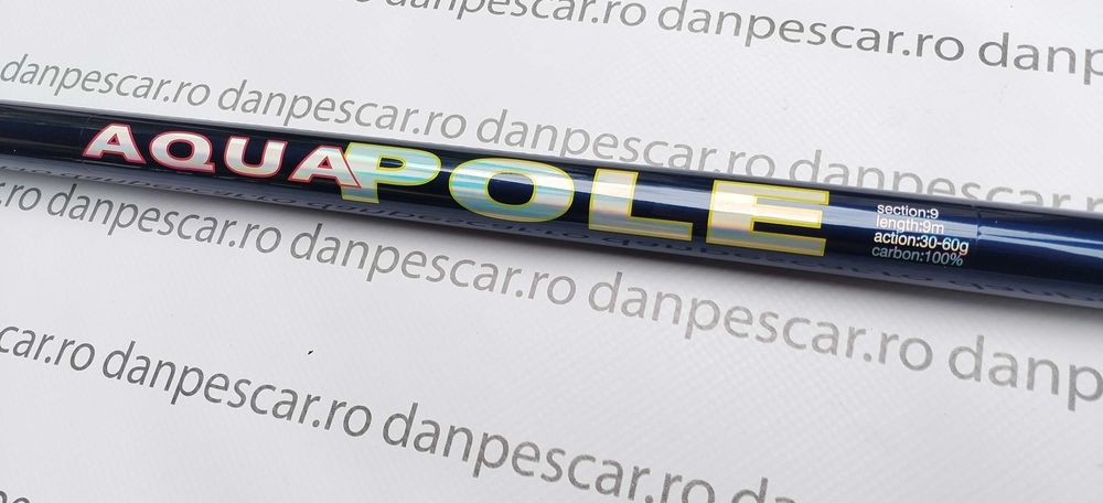Undita (Varga) fibra de carbon FL AQUA POLE 9 metri Greutate 610gr