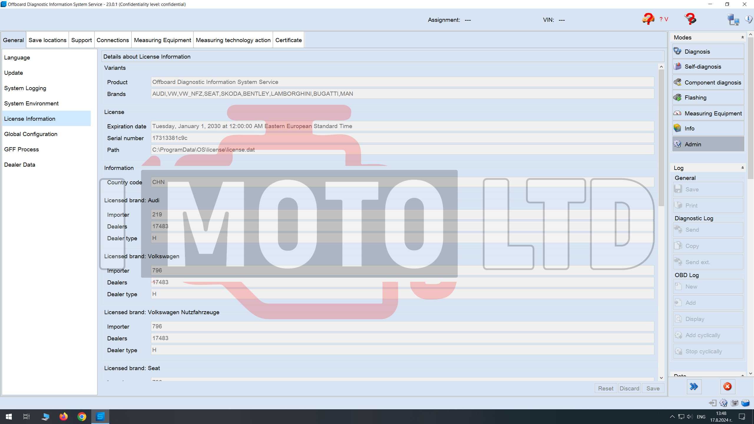 Lenovo ThinkPad 8GB , i5, 256SSD + VNCI (VAS) 6154A ODIS CAN FD DOIP