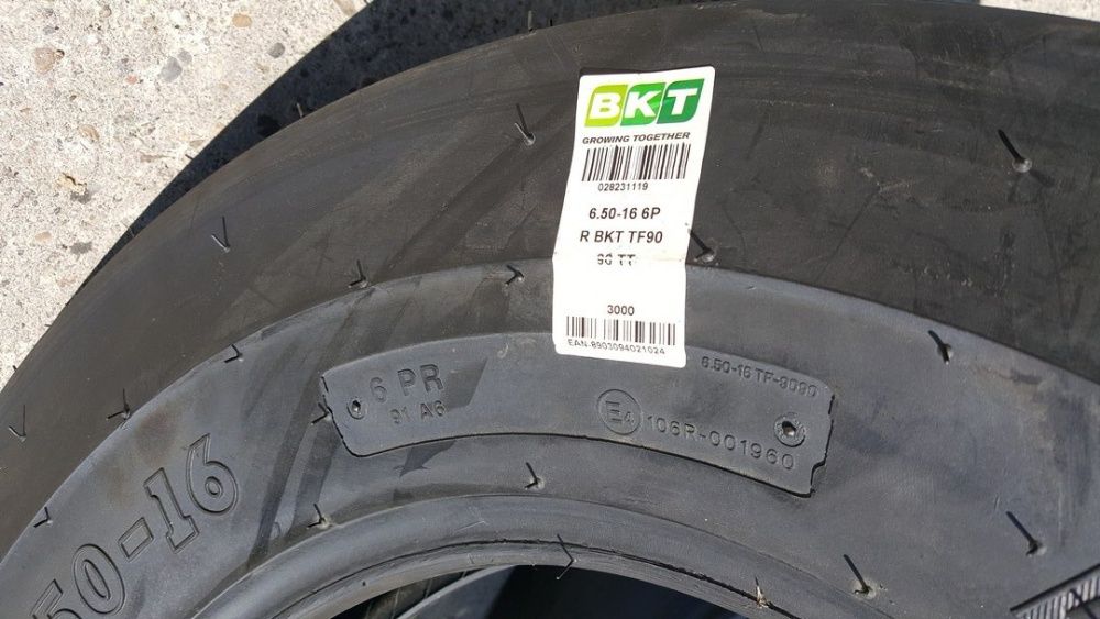 Cauciucuri 6.50-16 BKT de directie anvelope noi pentru tractor fata