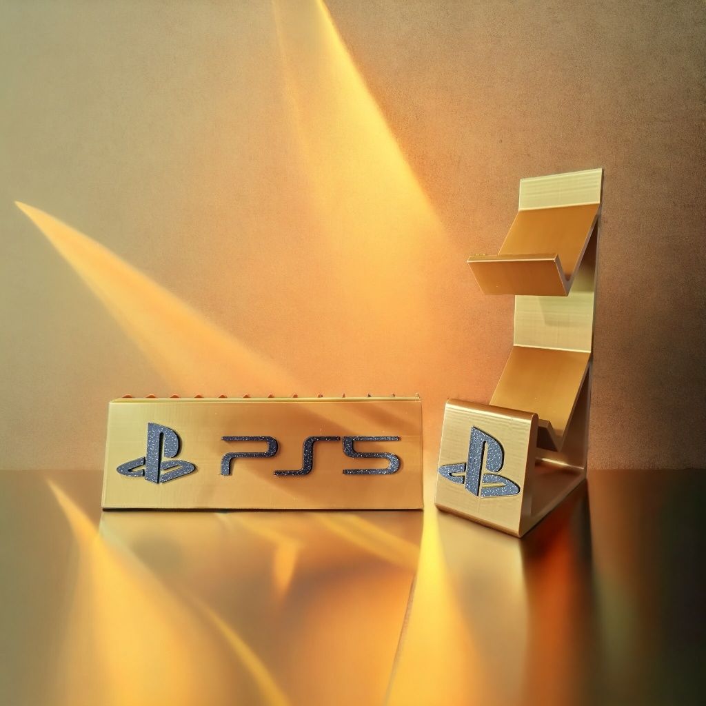 PS4 и PS5 - стойка за дискове,стойка за контролери и вертикална стойка