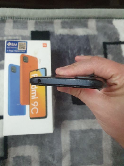 Srochna sotiladi Xiaomi Redmi 9C 128Gb Black sastayani yaxshi aybi yo