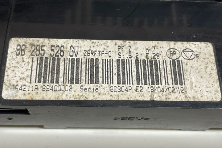 Panou comanda clima 96295526GV Peugeot 607 prima generatie