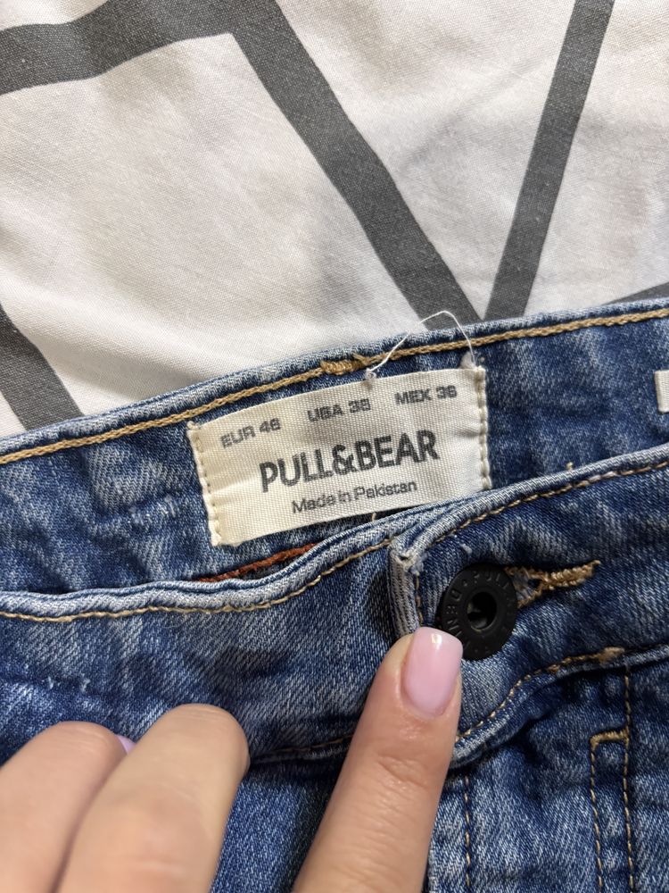Дънкови къси панталони Pull&Bear