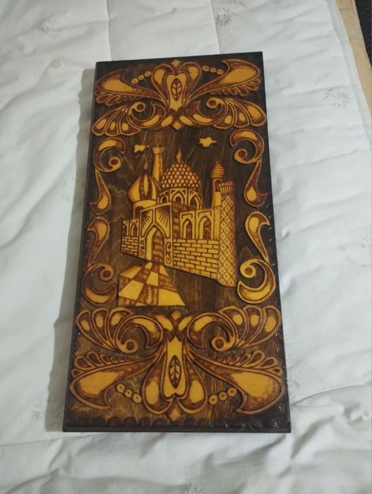 Резные нарды ручной работы