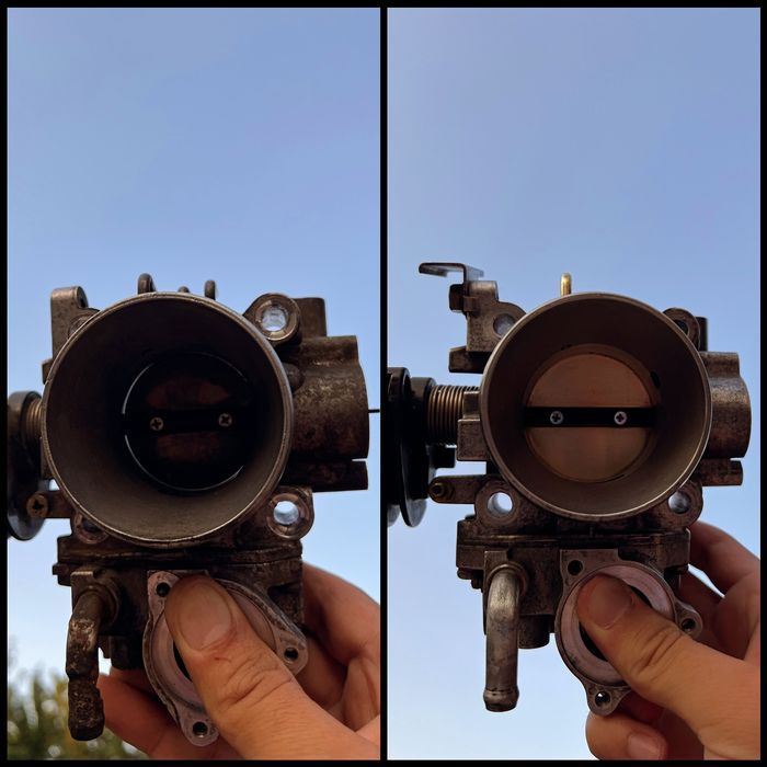 Дроссельная заслонка на Митсубиси Лансер 9. Голт.  4G13 4G15 4G18 4G63