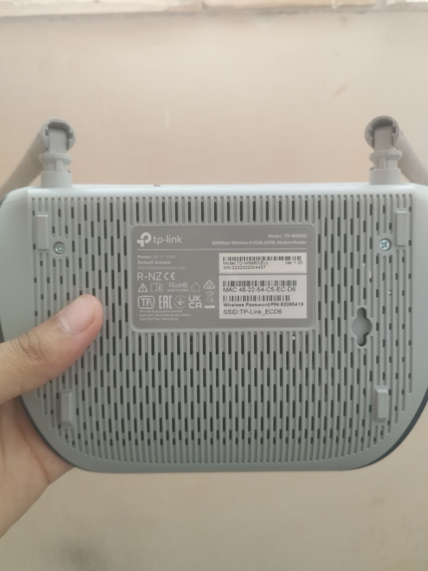 Wifi роутер новый