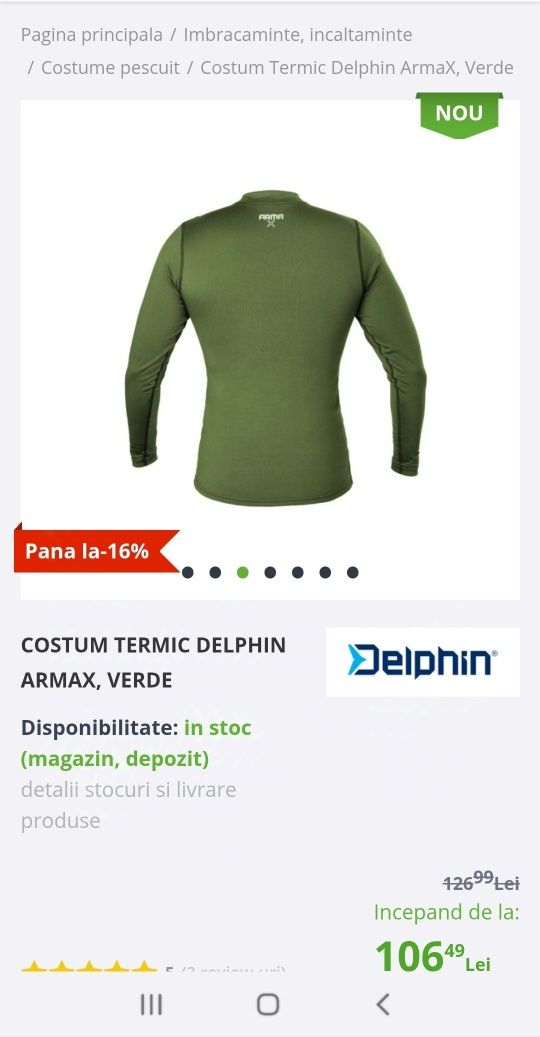 Costum termo Delphin