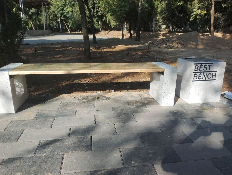 Бетон скамейкалар