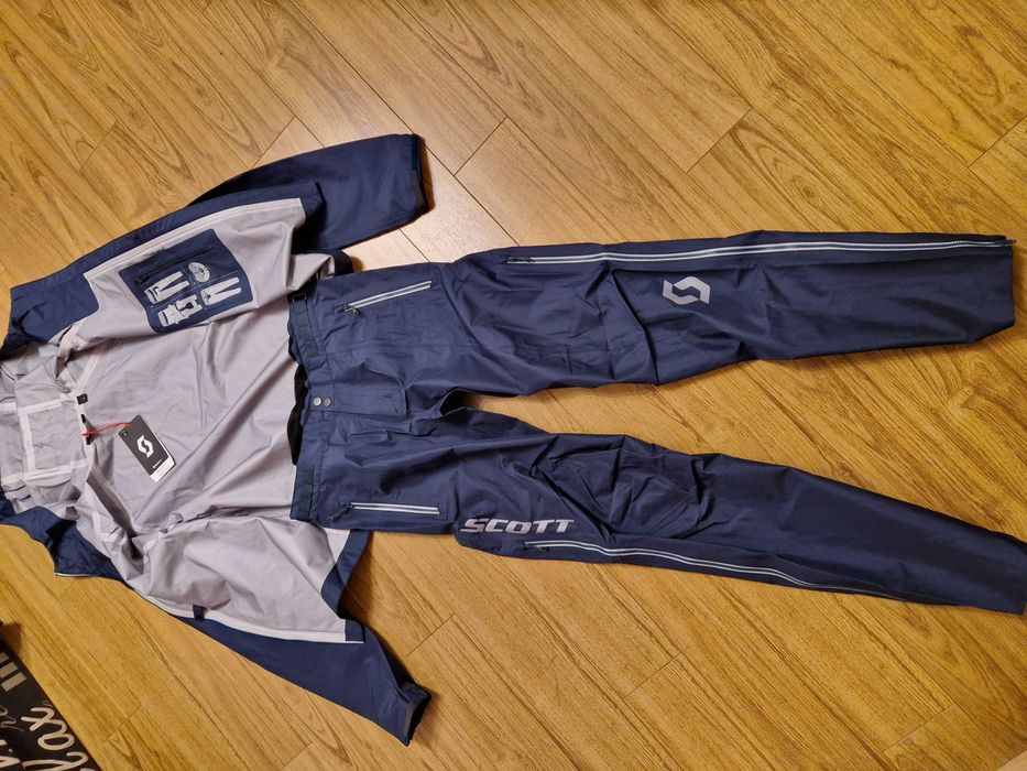 Costum bike SCOTT Trail Storm, 30K waterproof, 2 piese, masuri S-M,nou