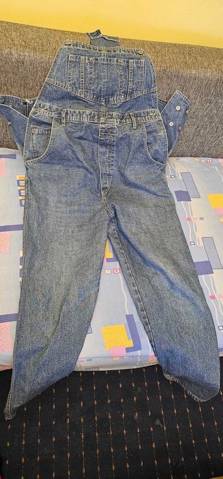 salopeta de blug cu bretele