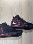King James 23 Nike Air 17 Black Red Basketball