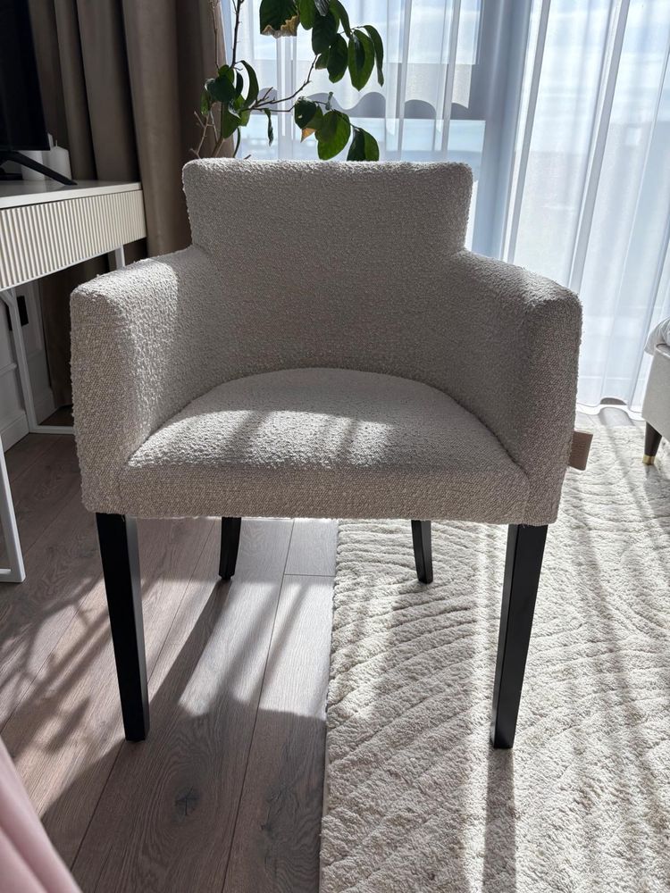 Scaun lemn masiv, boucle, Atelier September