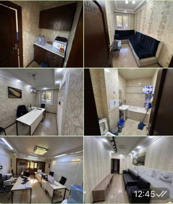 Айбек  метро Сдаётся офис 3х комнатный доступ 24/7