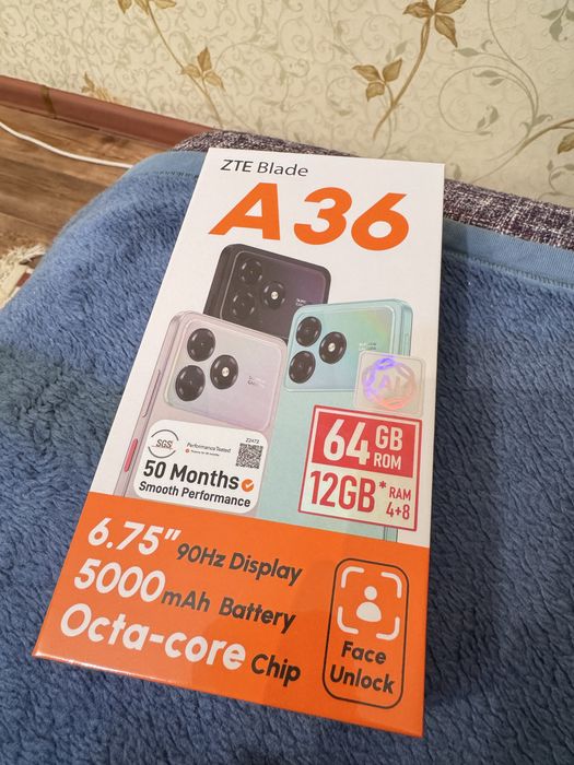 Телефон ZTE Blade А36 64ГБ новый