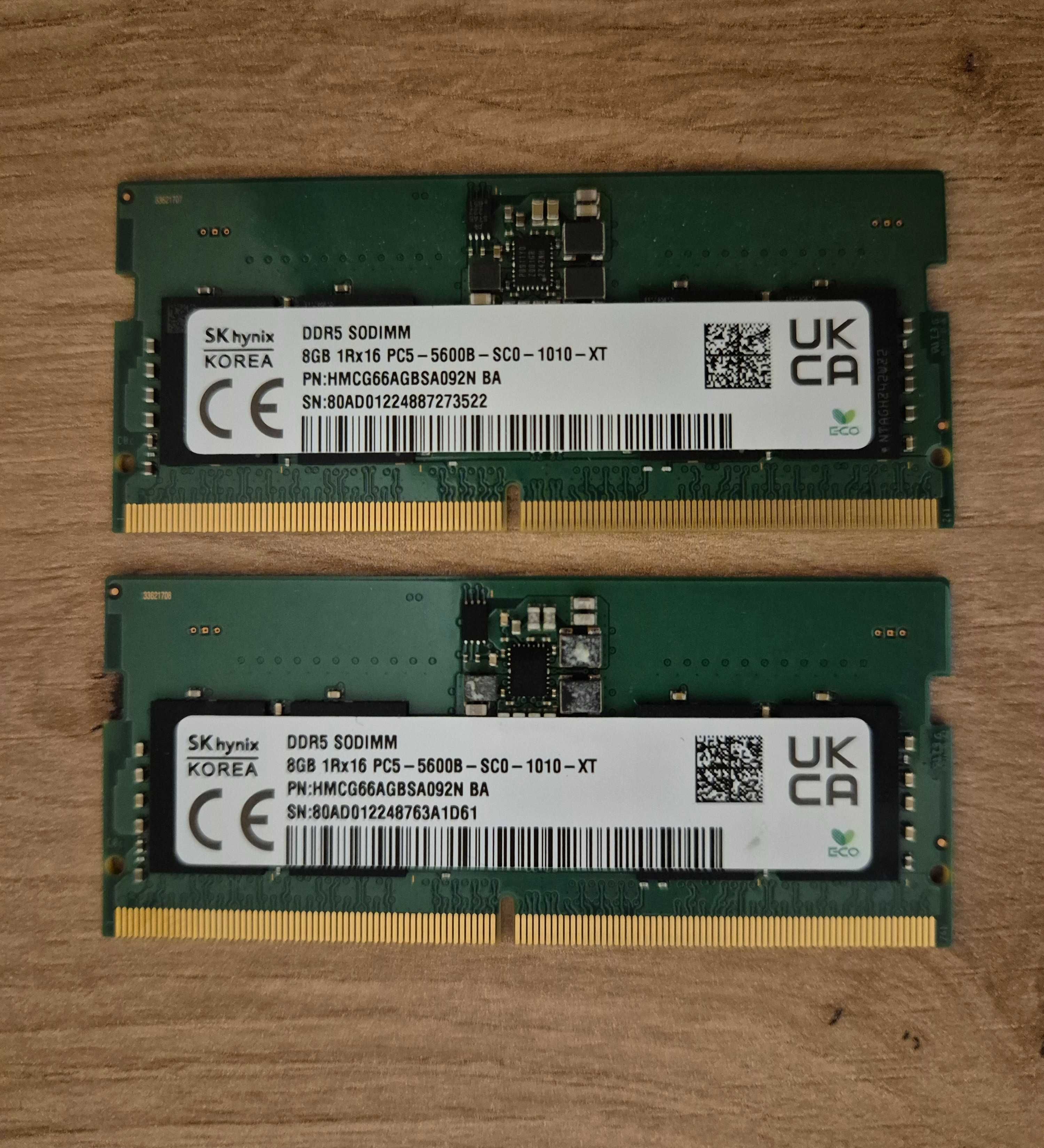 Рам за лаптоп RAM 16GB (2X8GB) DDR5 5600MHZ SODIMM SkHynix