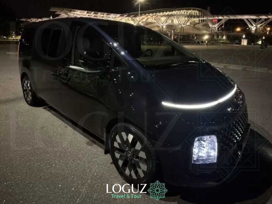 Hyundai Staria - comfortable minivan for trips across Uzbekistan 24/7