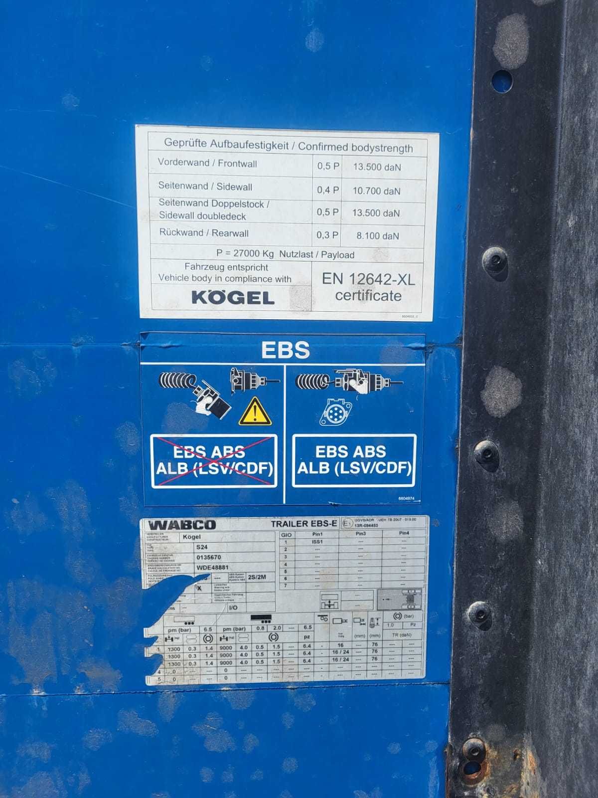 Semiremorca Mega KOGEL