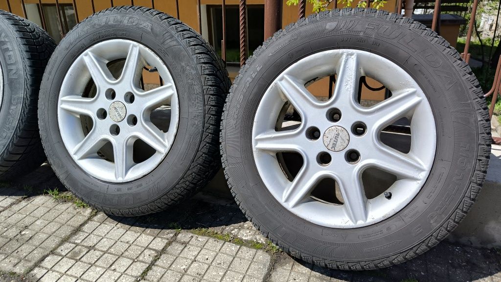 Алуминиеви джанти 15" за Опел Зафира + зимни гуми