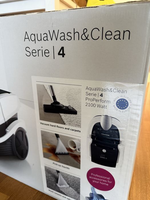 Прахосмукачка BOSCH Aqua Wash and Clean Serie 4