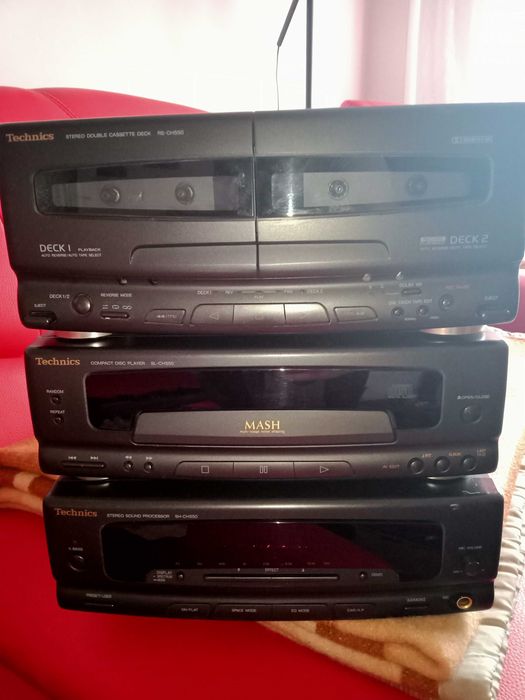 Mini sistem audio Technics sb-gh550 boxe CD radio casetofon