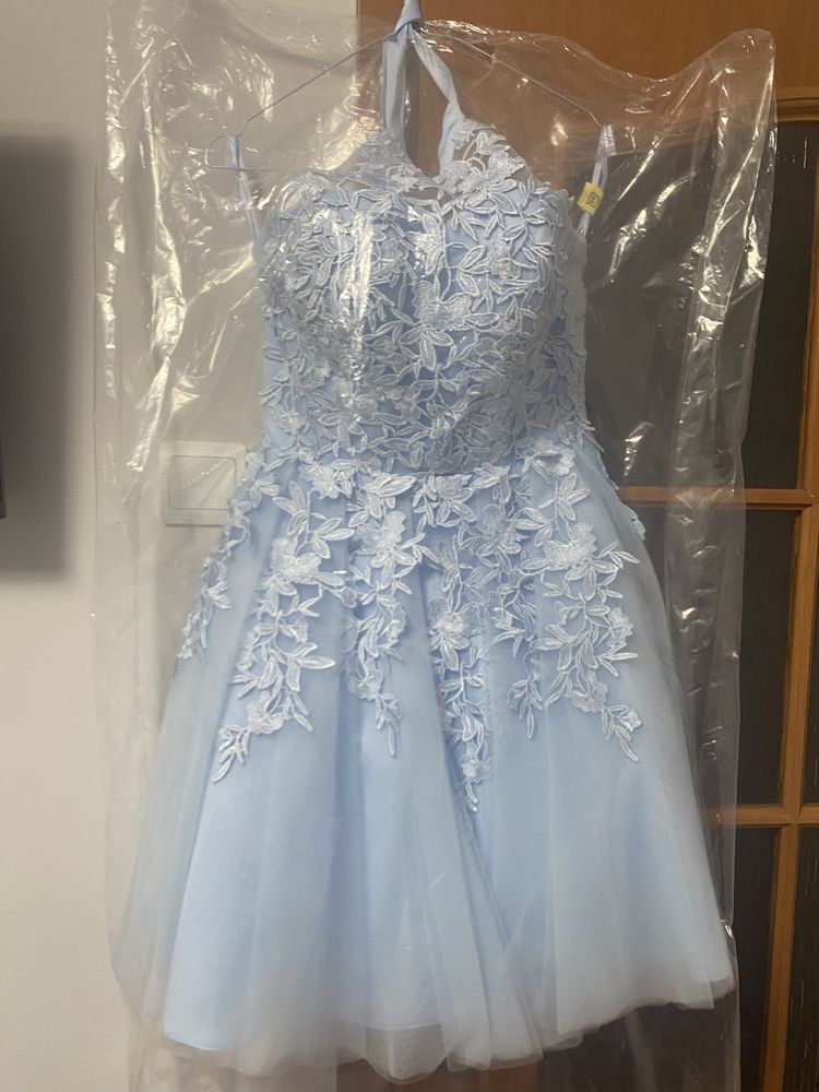 Rochie ocazie “Pretty Women”, baby blue, marimea 36