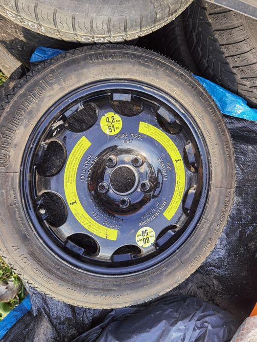 Roata rezerva slim ingusta 5x112 r17 mercedes import Germania