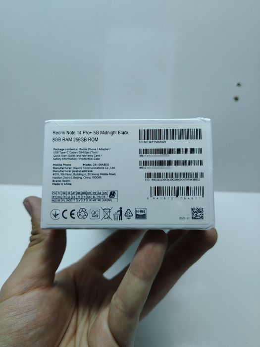 Redmi Note14 Pro Plus 5g 8/256Gb