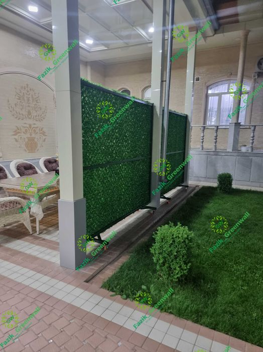 Yashil zabor | Green Wall | Dekorativ sun’iy  setka (3 yil kafolat)