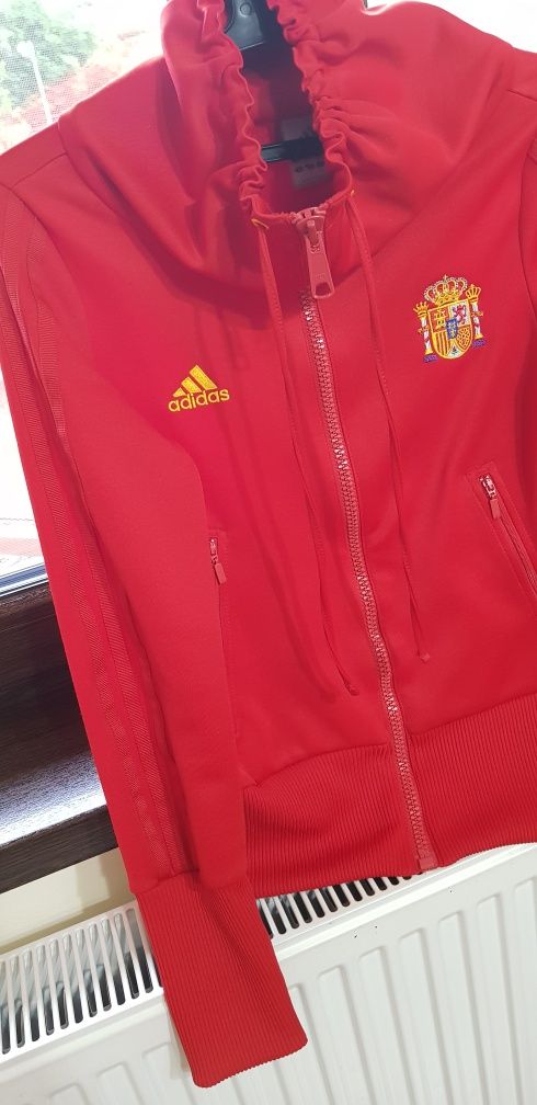 Bluza Adidas roșu intens