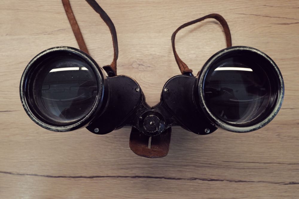 Binoclu Militar Beh WWII 7x50 M Dienstglas Leitz Leica german