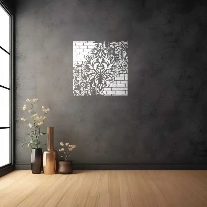 Релефен валяк с шарка и шаблони за декорация за боядисване на стени