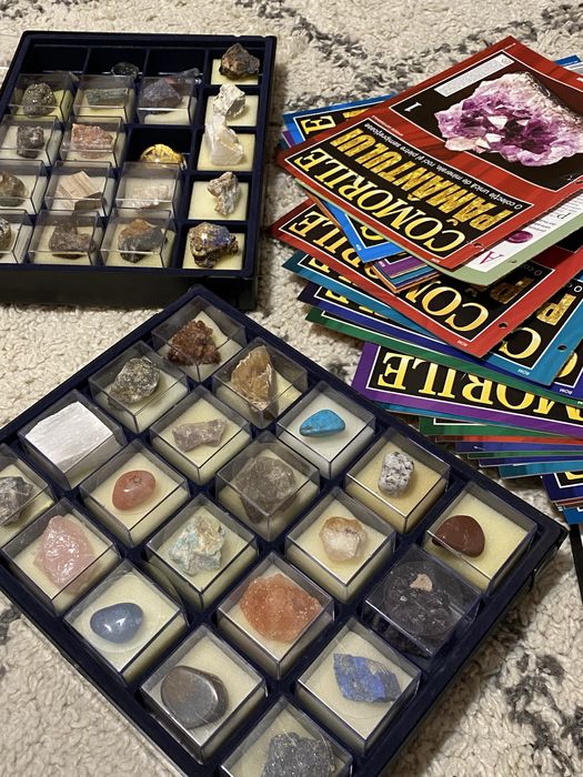 Colecția Comorile Pământului reviste + pietre
