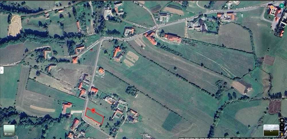 Teren intravilan de vânzare–1100 mp,CF in curs (maxim 6 luni)–25 €/mp