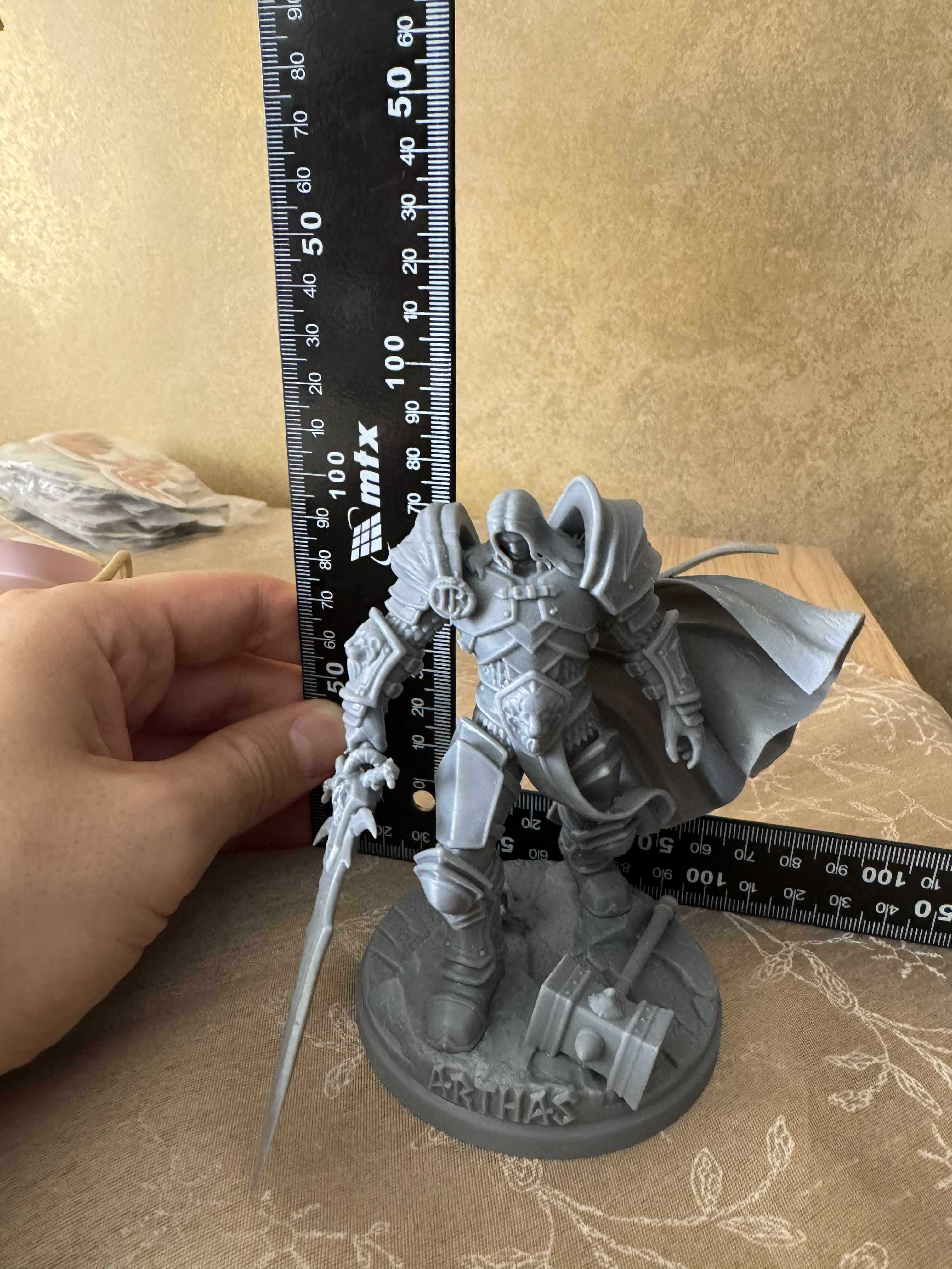 3D статуетка на The Lich King - Arthas от World of Warcraft!