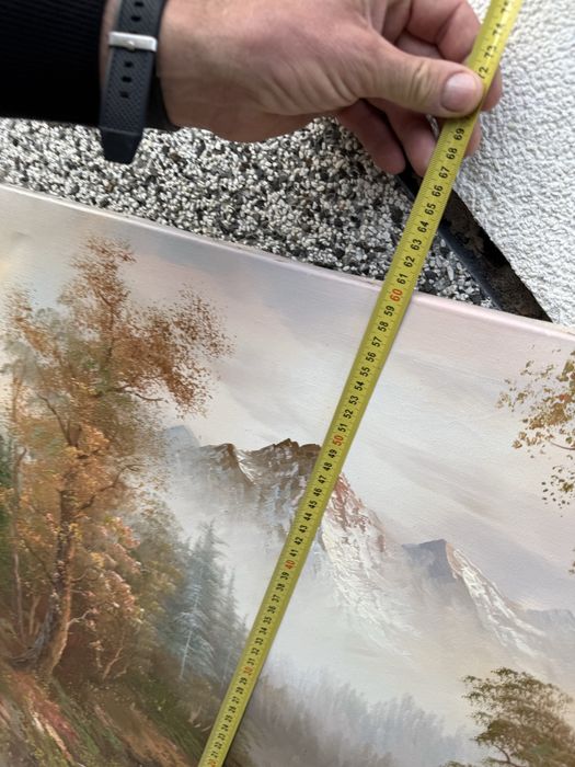 ГОЛЯМА Картина с маслени бои, 120*60 ФРЕНСКИ ВНОС