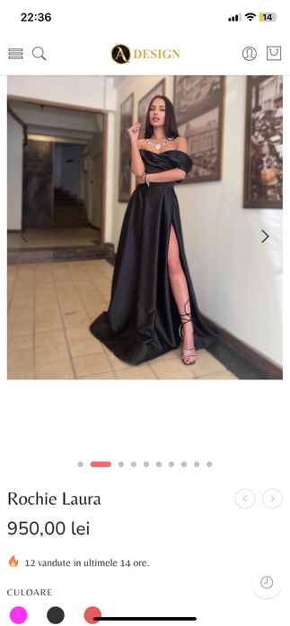 Rochie de bal marimea XXS