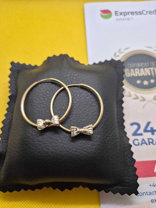 Cercei de aur 14k (Ag29 Siraj b.33089.1) Garantie 2 ani